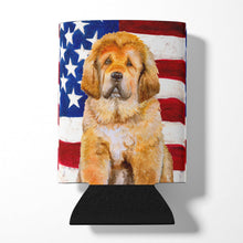 Load image into Gallery viewer, Tibetan Mastiff Patriotic Can or Bottle Hugger BB9721CC