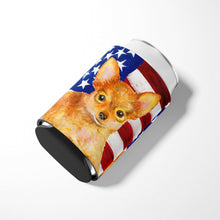 Load image into Gallery viewer, Toy Terrier Patriotic Can or Bottle Hugger BB9722CC