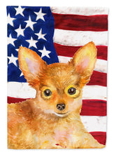 Load image into Gallery viewer, Toy Terrier Patriotic Flag Canvas House Size BB9722CHF