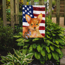Load image into Gallery viewer, Toy Terrier Patriotic Garden Flag - Outdoor Decorative Yard Flag BB9722GF