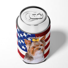 Load image into Gallery viewer, Yorkshire Terrier #2 Patriotic Can or Bottle Hugger BB9723CC