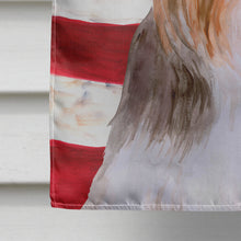 Load image into Gallery viewer, Yorkshire Terrier #2 Patriotic Flag Canvas House Size BB9723CHF