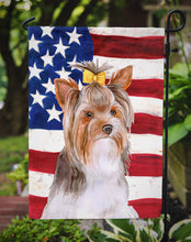 Load image into Gallery viewer, Yorkshire Terrier #2 Patriotic Garden Flag - Outdoor Decorative Yard Flag BB9723GF
