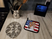 Load image into Gallery viewer, Yorkshire Terrier #2 Patriotic Pot Holders - Set of 2 - Heat-Resistant Kitchen Essentials BB9723PTHD
