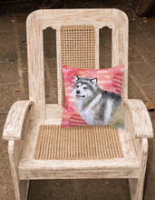 Load image into Gallery viewer, Alaskan Malamute Love Fabric Decorative Pillow BB9725PW1818