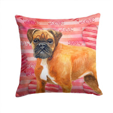 Load image into Gallery viewer, German Boxer Love Throw Pillow - 14x14 Decorative Pillow – Art for Your Home &amp; Patio BB9727PW1414