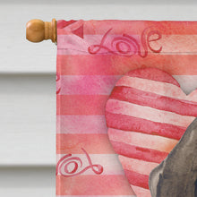 Load image into Gallery viewer, German Shorthaired Pointer Love Flag Canvas House Size BB9728CHF
