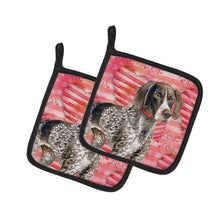 Load image into Gallery viewer, German Shorthaired Pointer Love Pot Holders - Set of 2 - Heat-Resistant Kitchen Essentials BB9728PTHD