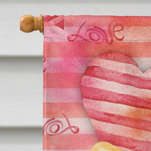 Load image into Gallery viewer, Pembroke Corgi Love Flag Canvas House Size BB9729CHF