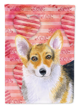 Load image into Gallery viewer, Pembroke Corgi Love Flag Canvas House Size BB9729CHF