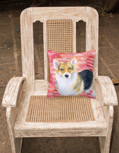 Load image into Gallery viewer, Pembroke Corgi Love Fabric Decorative Pillow BB9729PW1818