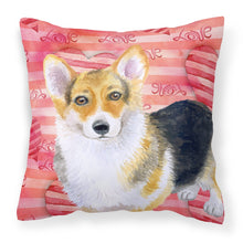 Load image into Gallery viewer, Pembroke Corgi Love Fabric Decorative Pillow BB9729PW1818