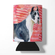 Load image into Gallery viewer, Harlequin Great Dane Love Can or Bottle Hugger BB9730CC