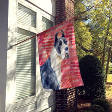 Load image into Gallery viewer, Harlequin Great Dane Love Flag Canvas House Size BB9730CHF