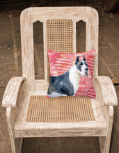 Load image into Gallery viewer, Harlequin Great Dane Love Fabric Decorative Pillow BB9730PW1818
