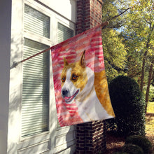 Load image into Gallery viewer, American Staffordshire Love Flag Canvas House Size BB9731CHF