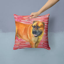 Load image into Gallery viewer, Boerboel Mastiff Love Throw Pillow - 14x14 Decorative Pillow – Art for Your Home &amp; Patio BB9733PW1414