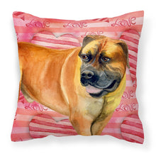 Load image into Gallery viewer, Boerboel Mastiff Love Fabric Decorative Pillow BB9733PW1818
