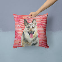 Load image into Gallery viewer, East-European Shepherd Love Throw Pillow - 14x14 Decorative Pillow – Art for Your Home &amp; Patio BB9736PW1414