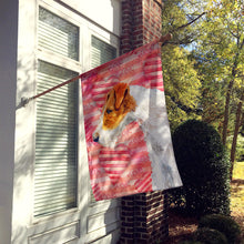 Load image into Gallery viewer, Fox Terrier Love Flag Canvas House Size BB9737CHF