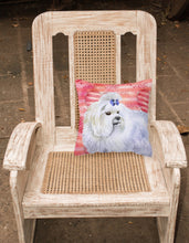 Load image into Gallery viewer, Maltese Love Fabric Decorative Pillow BB9738PW1818
