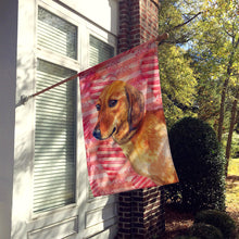 Load image into Gallery viewer, Dachshund Love Flag Canvas House Size BB9739CHF
