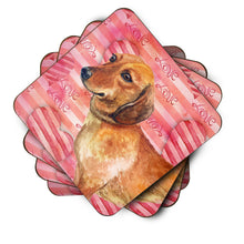 Load image into Gallery viewer, Dachshund Love Foam Coaster  BB9739FC