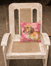 Load image into Gallery viewer, Dachshund Love Fabric Decorative Pillow BB9739PW1818