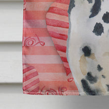Load image into Gallery viewer, Dalmatian Love Flag Canvas House Size BB9740CHF
