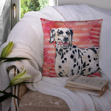 Load image into Gallery viewer, Dalmatian Love Throw Pillow - 14x14 Decorative Pillow – Art for Your Home &amp; Patio BB9740PW1414