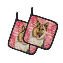 Load image into Gallery viewer, German Shepherd Love Pot Holders - Set of 2 - Heat-Resistant Kitchen Essentials BB9741PTHD