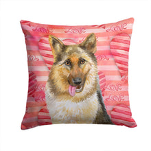 Load image into Gallery viewer, German Shepherd Love Throw Pillow - 14x14 Decorative Pillow – Art for Your Home &amp; Patio BB9741PW1414