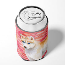 Load image into Gallery viewer, Siberian Husky Love Can or Bottle Hugger BB9742CC