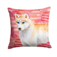 Load image into Gallery viewer, Siberian Husky Love Throw Pillow - 14x14 Decorative Pillow – Art for Your Home &amp; Patio BB9742PW1414