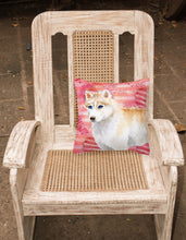 Load image into Gallery viewer, Siberian Husky Love Fabric Decorative Pillow BB9742PW1818