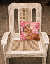 Load image into Gallery viewer, Miniature Pinscher Love Fabric Decorative Pillow BB9743PW1818