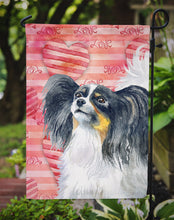 Load image into Gallery viewer, Papillon Love Garden Flag - Outdoor Decorative Yard Flag BB9744GF