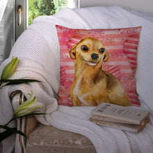 Load image into Gallery viewer, Chihuahua Love Throw Pillow - 14x14 Decorative Pillow – Art for Your Home &amp; Patio BB9745PW1414