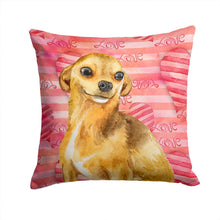 Load image into Gallery viewer, Chihuahua Love Throw Pillow - 14x14 Decorative Pillow – Art for Your Home &amp; Patio BB9745PW1414