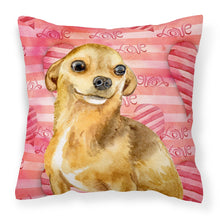 Load image into Gallery viewer, Chihuahua Love Fabric Decorative Pillow BB9745PW1818