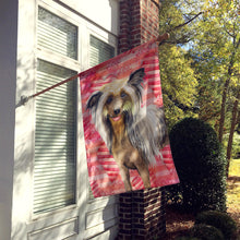 Load image into Gallery viewer, Chinese Crested Love Flag Canvas House Size BB9746CHF
