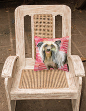 Load image into Gallery viewer, Chinese Crested Love Fabric Decorative Pillow BB9746PW1818