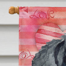 Load image into Gallery viewer, Giant Schnauzer Love Flag Canvas House Size BB9747CHF