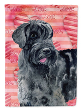 Load image into Gallery viewer, Giant Schnauzer Love Flag Canvas House Size BB9747CHF