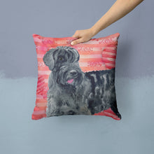 Load image into Gallery viewer, Giant Schnauzer Love Throw Pillow - 14x14 Decorative Pillow – Art for Your Home &amp; Patio BB9747PW1414