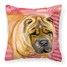 Load image into Gallery viewer, Shar Pei Love Fabric Decorative Pillow BB9748PW1818
