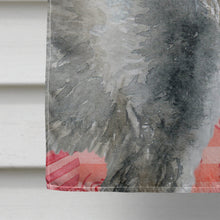 Load image into Gallery viewer, Schnauzer Love Flag Canvas House Size BB9749CHF