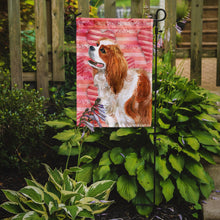Load image into Gallery viewer, Cavalier Spaniel Love Garden Flag - Outdoor Decorative Yard Flag BB9750GF
