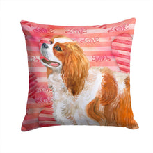 Load image into Gallery viewer, Cavalier Spaniel Love Throw Pillow - 14x14 Decorative Pillow – Art for Your Home &amp; Patio BB9750PW1414