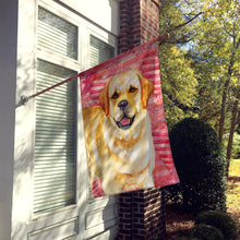 Load image into Gallery viewer, Golden Retriever Love Flag Canvas House Size BB9751CHF